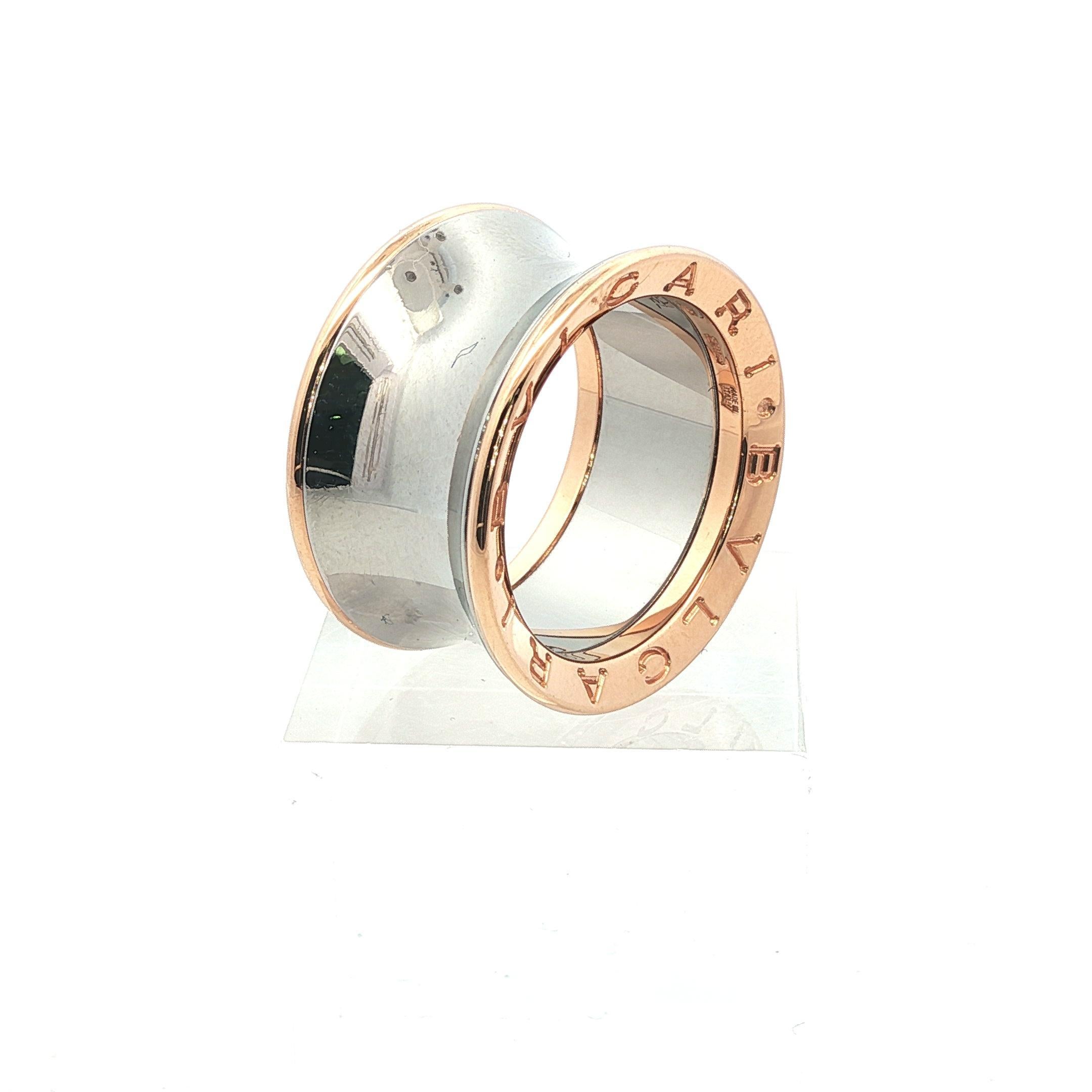 Bvlgari B.zero1 Industrial Icon RingDesign by Amish Kapour  - 10.40 grs en Excelente estado para la venta en New York, NY