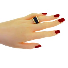 Bvlgari B.zero1 Lapis Lazuli Four, Band Rose Gold Ring