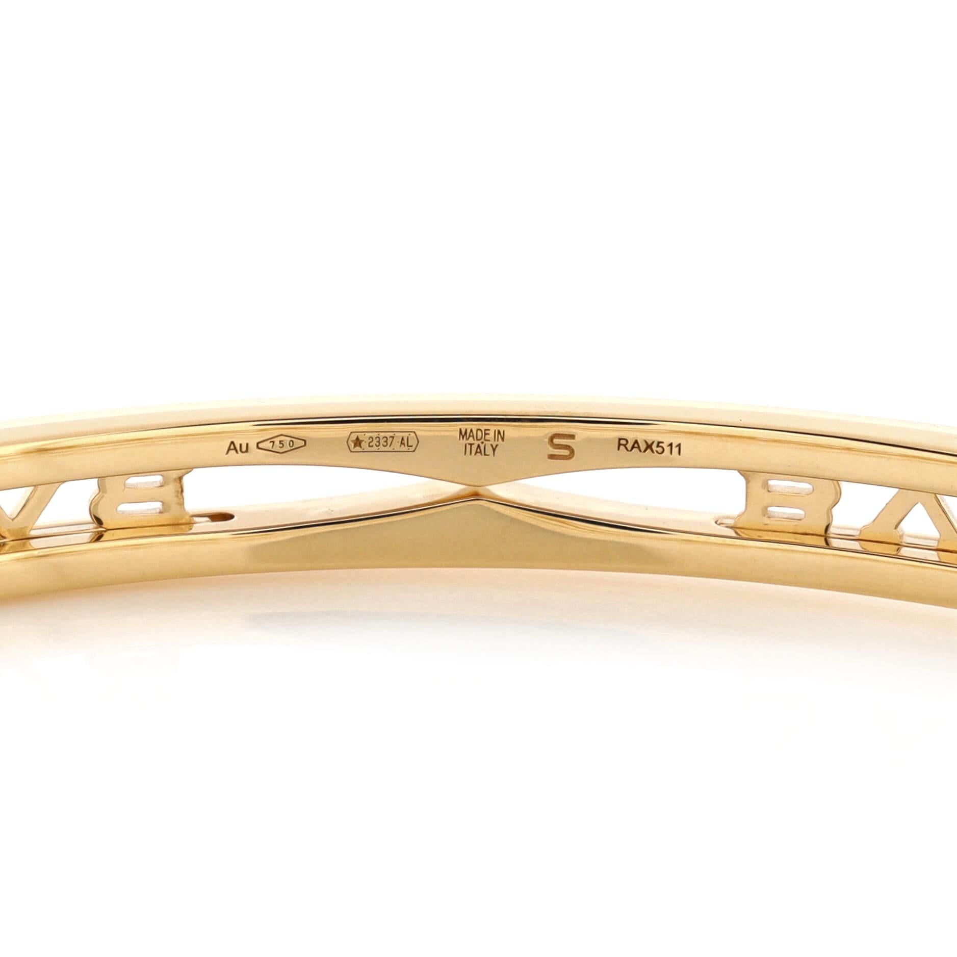 Bvlgari B.Zero1 Logo-Armband aus 18 Karat Gelbgold für Damen oder Herren im Angebot