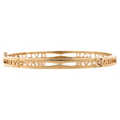 Bvlgari B.Zero1 Logo Bracelet 18k Yellow Gold