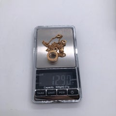 Bvlgari B.zero1 Necklace 18K Rose Gold Black Ceramic Pendant