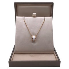 Bvlgari B.zero1 Necklace 18K Rose Gold Black Ceramic Pendant