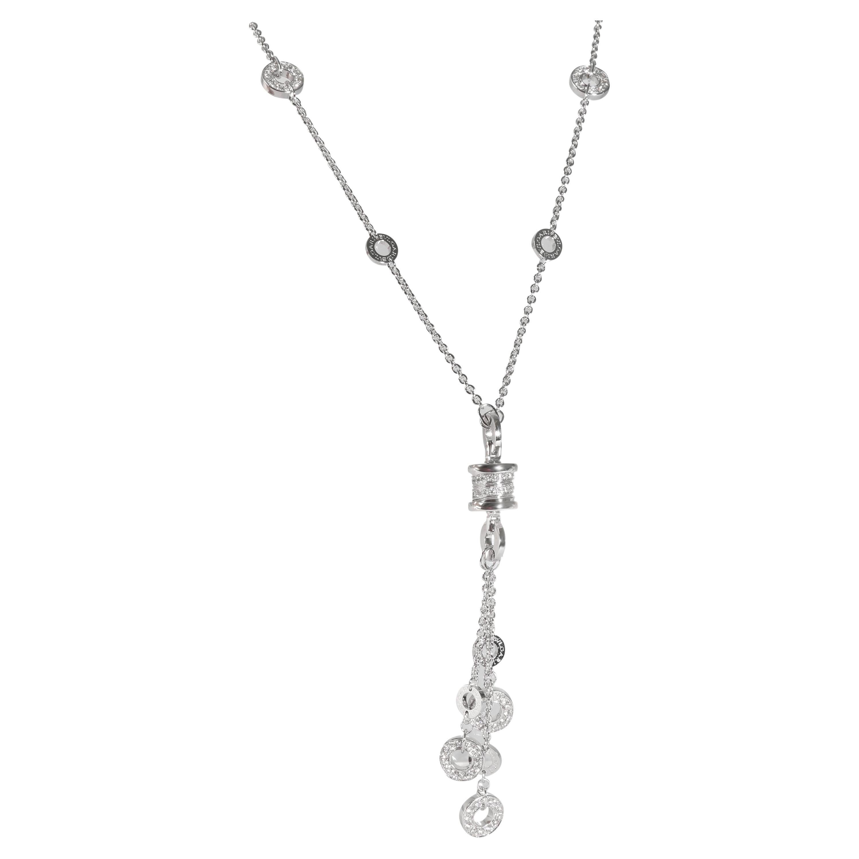 BVLGARI B.zero1 Necklace in 18K White Gold 1.65 CTW