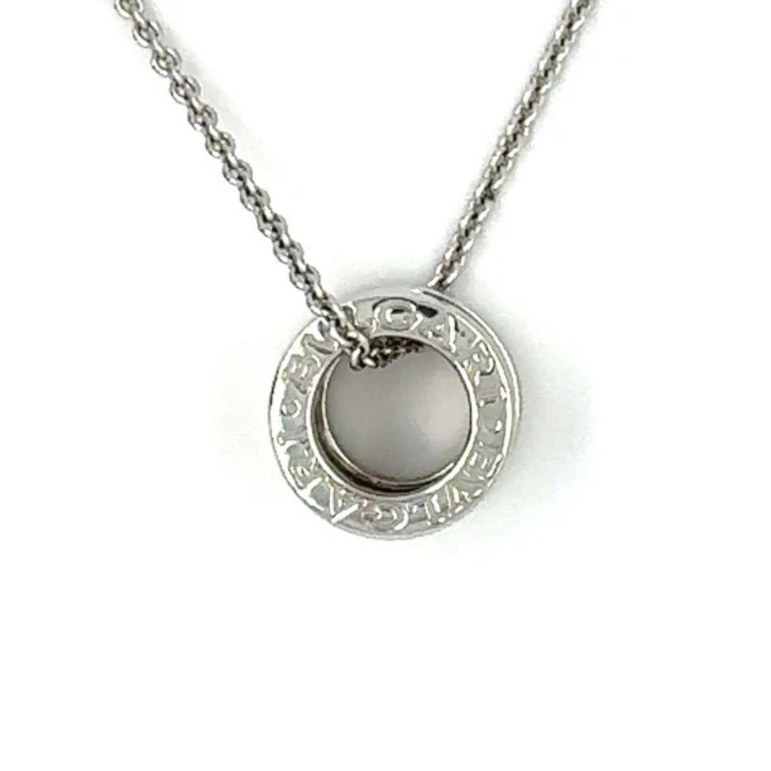 Contemporain BVLGARI B.Zero1 Collier en or blanc 18 carats en vente