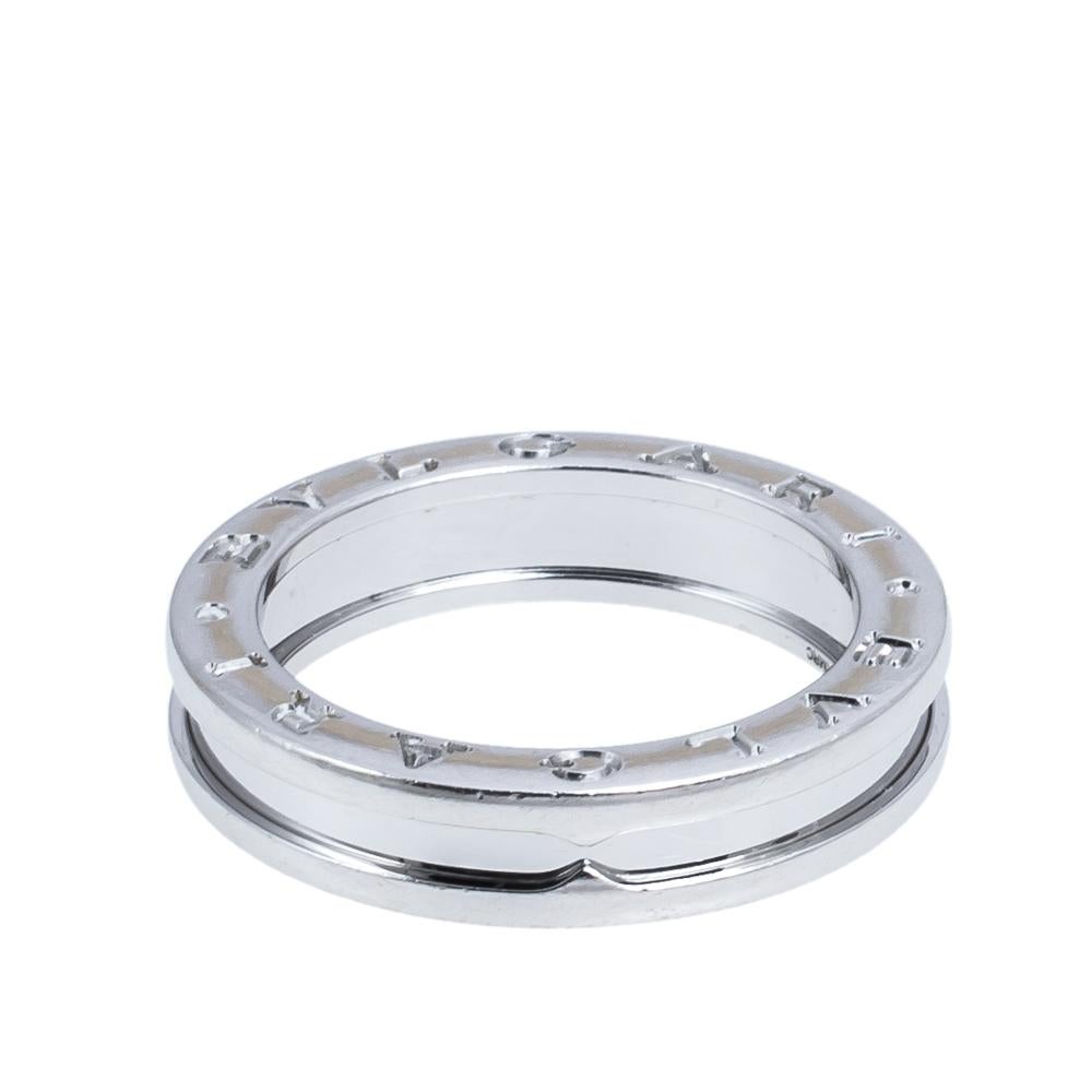 For the woman who has a refined taste in fine jewelry, Bvlgari brings her this immaculately crafted ring from a collection inspired by the Colosseum. Made to be praised, the ring has a modern spiral style in 18K white gold. It is a beautiful