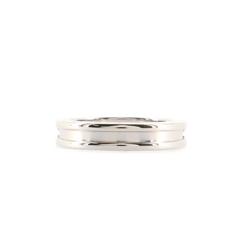 Condition: Excellent. Minor wear throughout.
Accessories: No Accessories
Measurements: Size: 8.25 - 58, Width: 5 mm
Designer: Bvlgari
Model: B.Zero1 One Band Ring 18K White Gold
Exterior Color: White Gold
Item Number: 74125/579