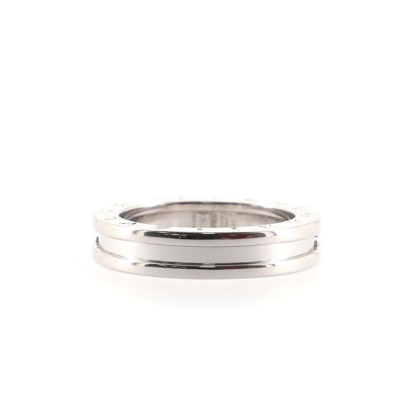 Bvlgari B.Zero1 One Band Ring 18K White Gold In Good Condition In New York, NY