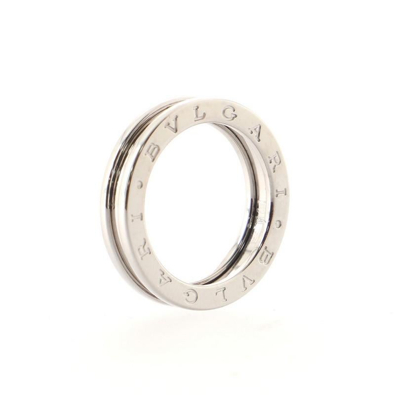 Women's or Men's Bvlgari B.Zero1 One Band Ring 18K White Gold