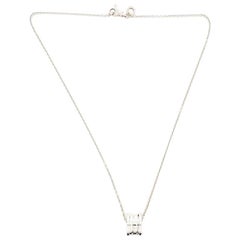 Bvlgari B.Zero1 Pendant Necklace 18 Karat White Gold