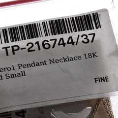 Bvlgari B.Zero1 Pendant Necklace 18K Yellow Gold Small