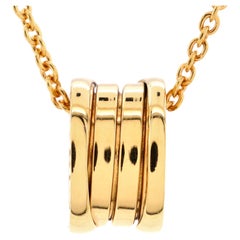 Bvlgari B.Zero1 Pendant Necklace 18K Yellow Gold Small Bvlgari B.Zero1 Pendant Necklace 18K Yellow Gold Small