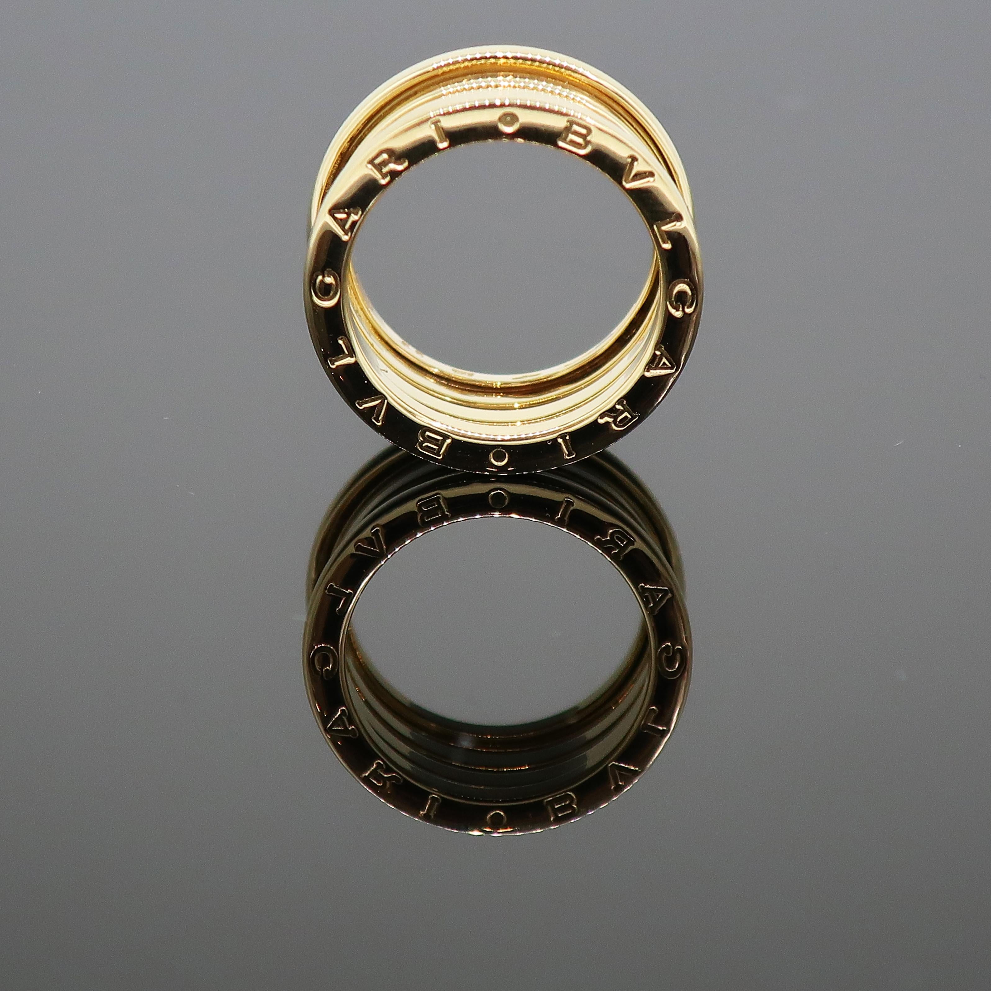 Bvlgari B.Zero1 Ring 18ct Gelbgold im Zustand „Hervorragend“ in East Grinstead, GB