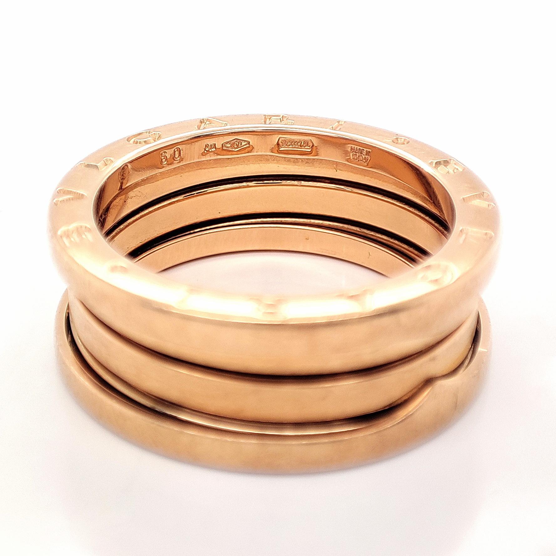 Bvlgari B.zero1 Ring 18K rose gold For Sale 8