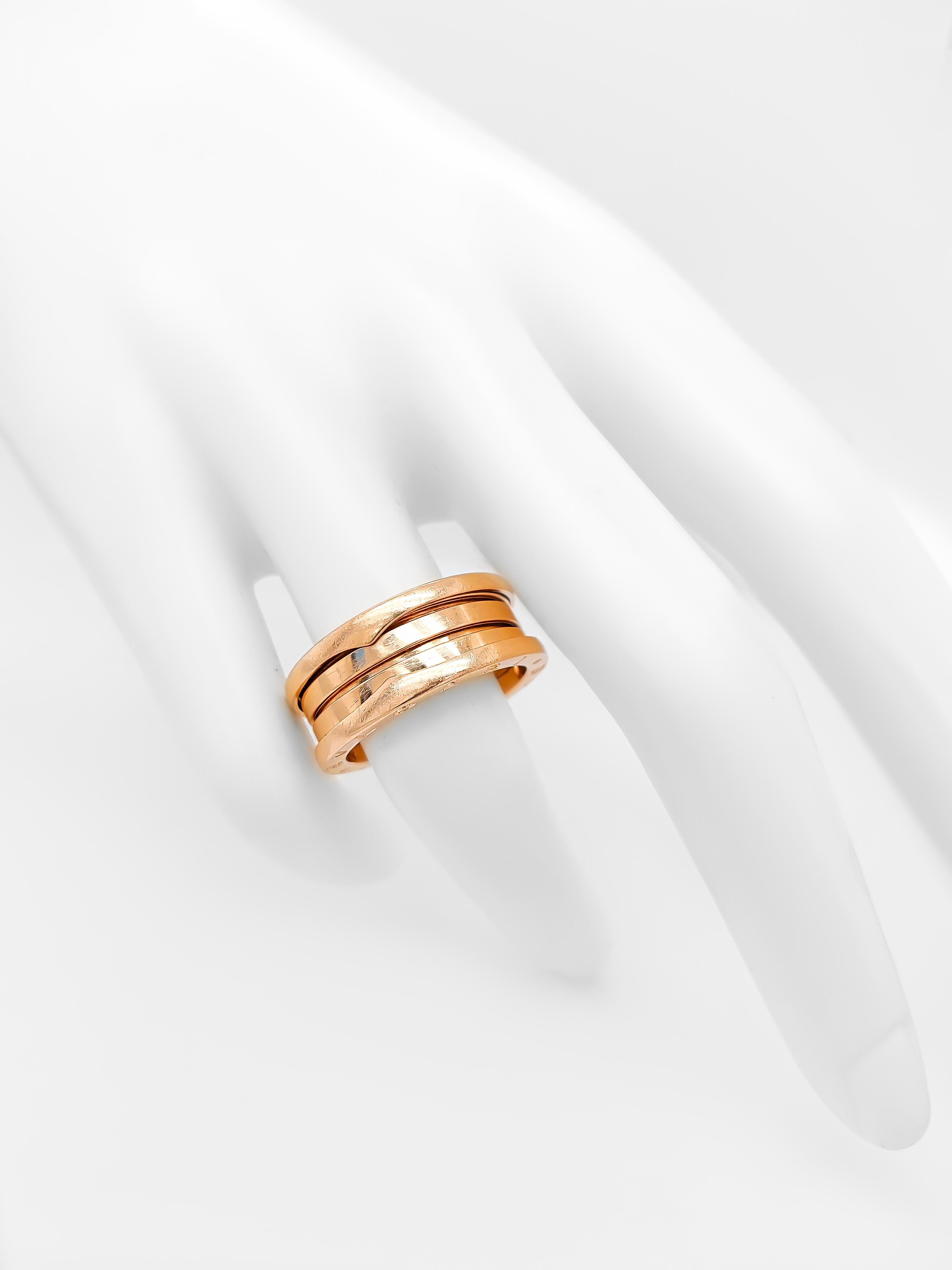 Bvlgari B.zero1 Ring 18K rose gold For Sale 3