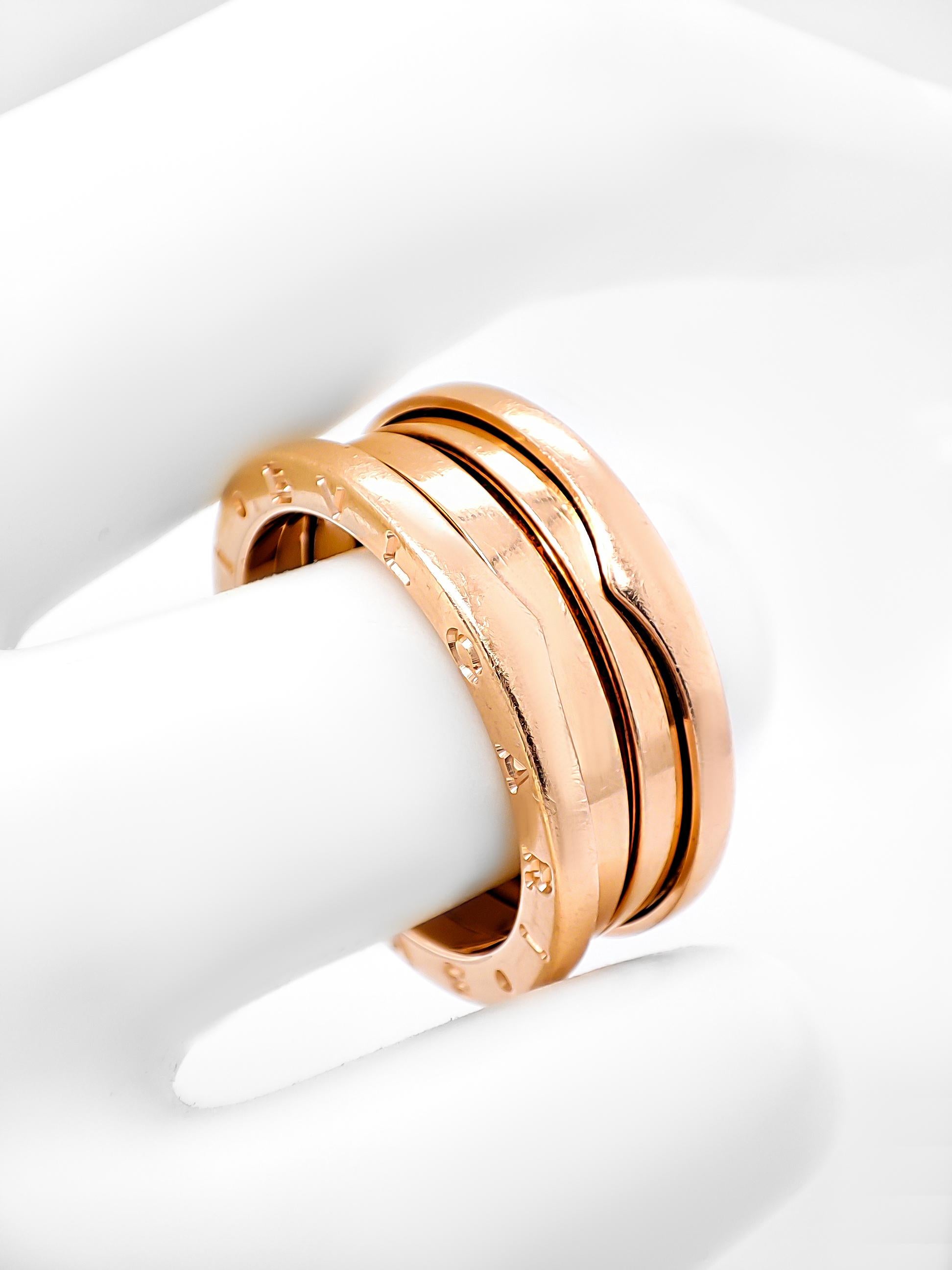 Bvlgari B.zero1 Ring 18K rose gold For Sale 4