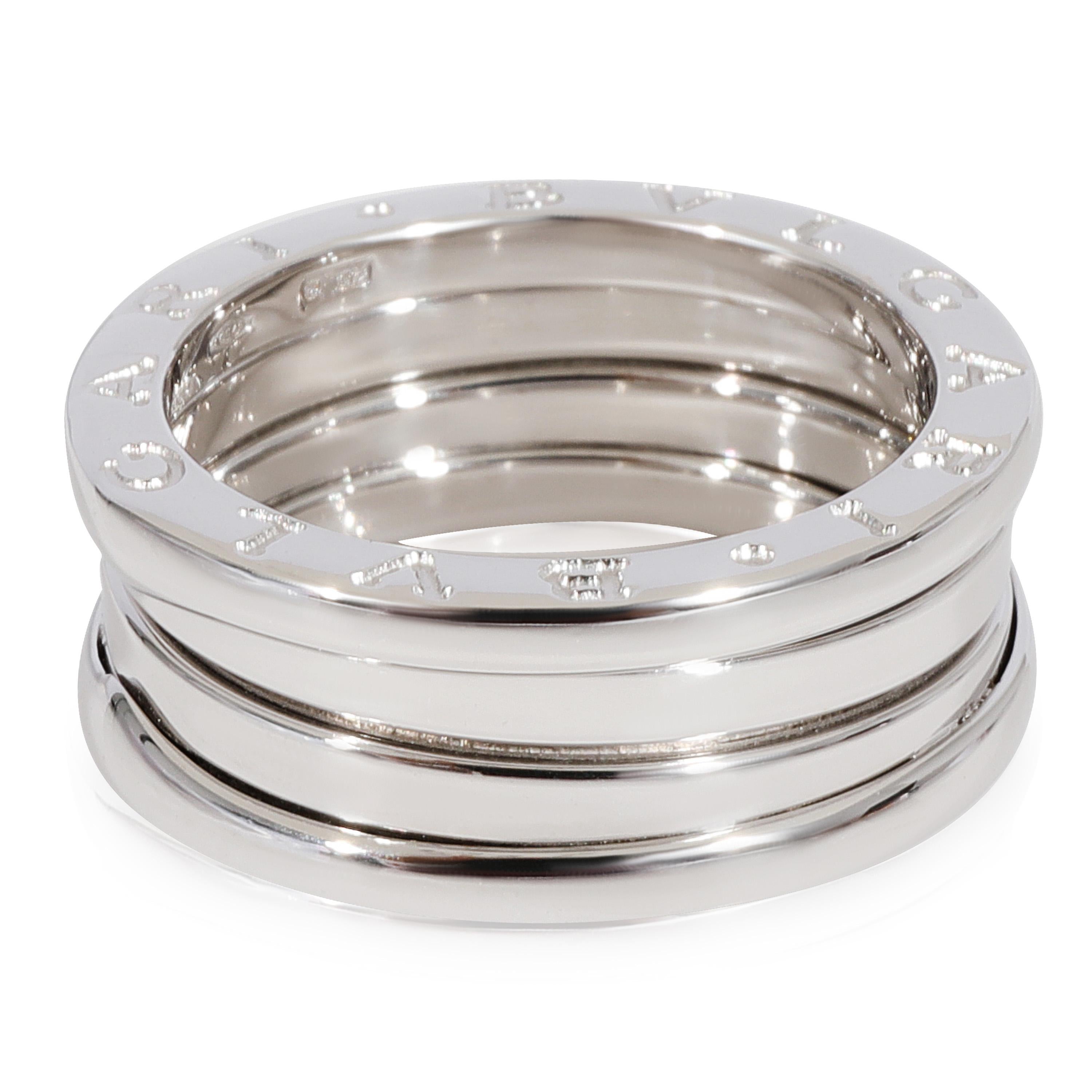 Bvlgari B.Zero1 Ring aus 18 Karat Weißgold für Damen oder Herren