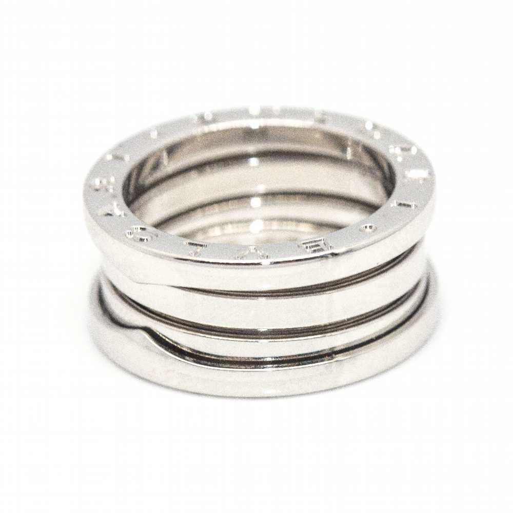 BVLGARI B.ZERO1 Ring in 18K White Gold – Iconic Italian Design, Brand New For Sale 2
