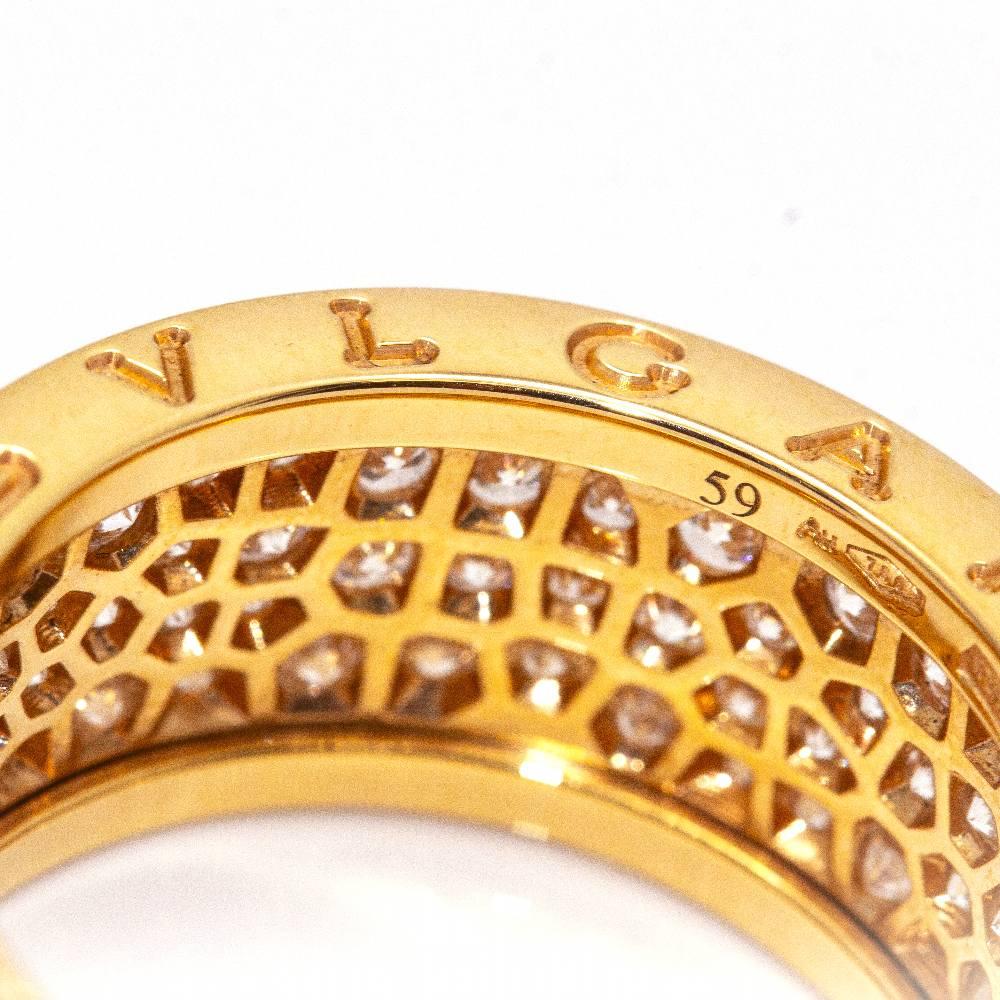 Brilliant Cut BVLGARI B.ZERO1 ring with Diamonds For Sale