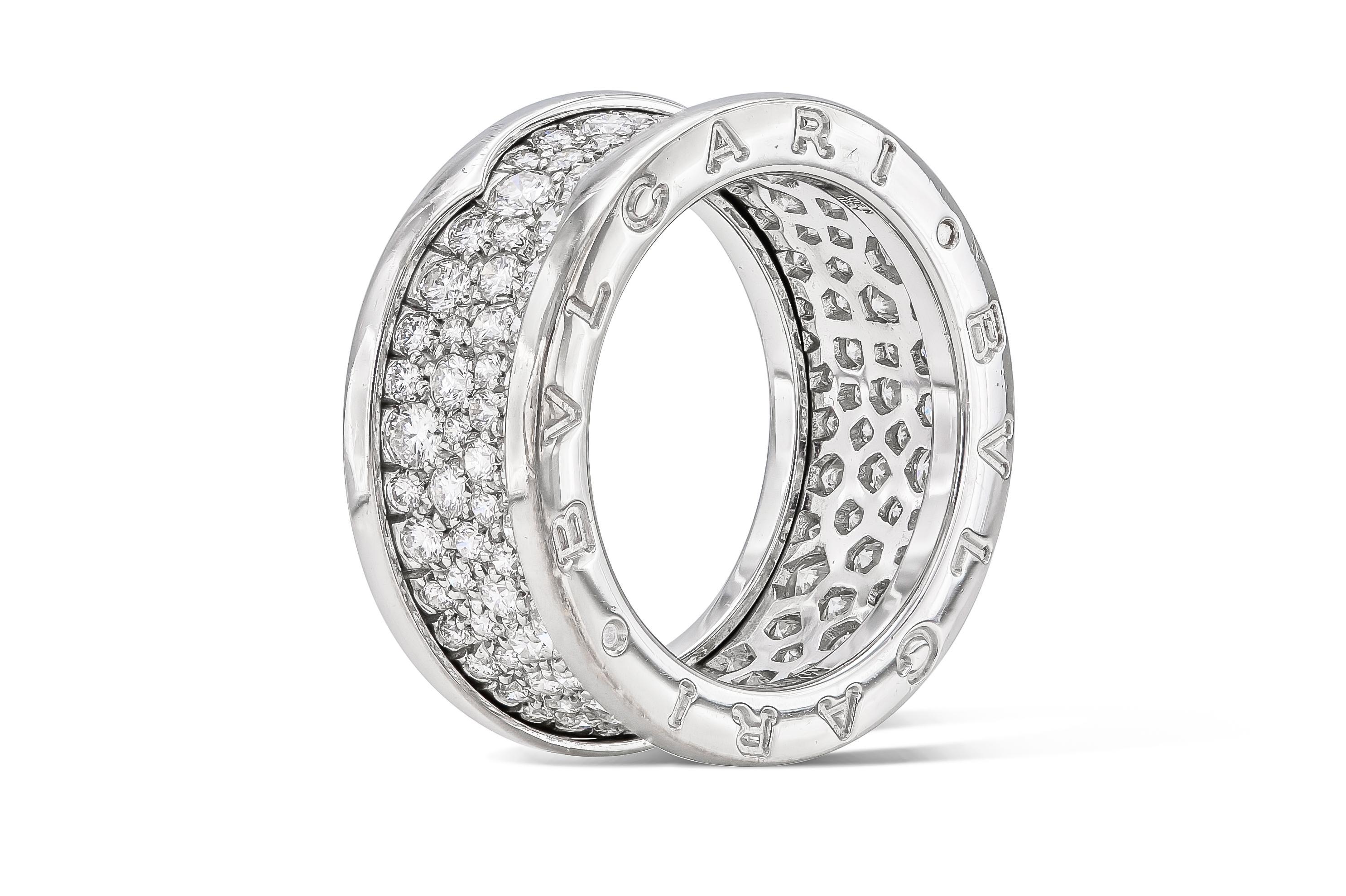Anello Bvlgari B.Zero1 con diamanti In condizioni buone in vendita a New York, NY