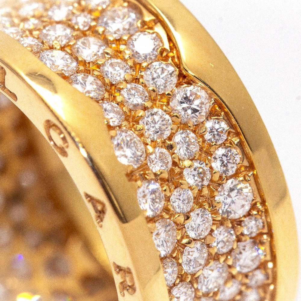 BVLGARI B.ZERO1 ring with Diamonds In New Condition For Sale In Barcelona, CT