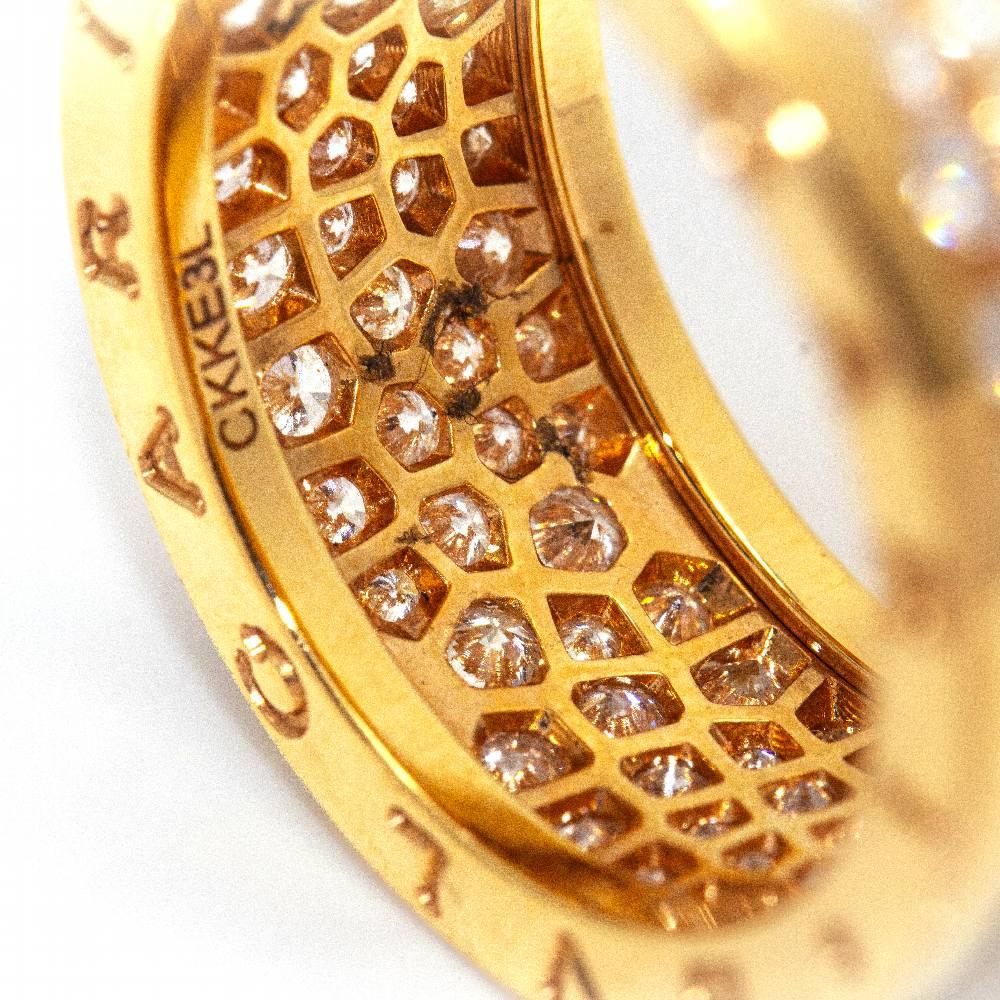 Women's BVLGARI B.ZERO1 ring with Diamonds For Sale