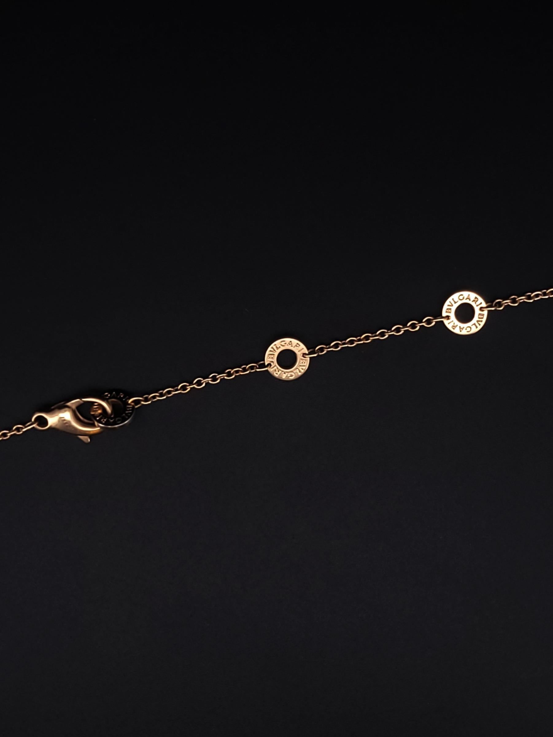 Bvlgari B.Zero1 Rose Gold and Ceramic Pendant Necklace For Sale 1