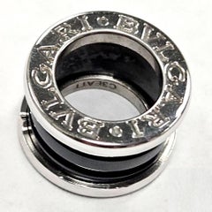 BVLGARI B.Zero1 “Save the Children” Pendant – Sterling Silver & Black Ceramic