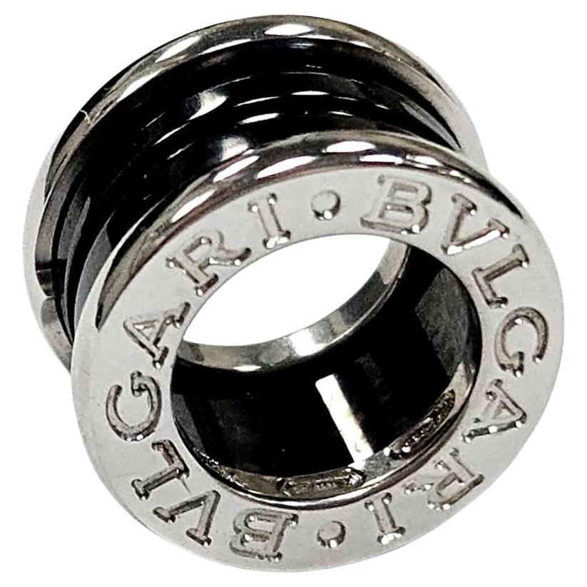Bvlgari B.Zero1 Ciondolo "Save the Children" - Argento e ceramica nera in vendita