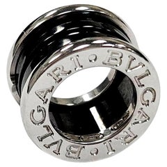 Bvlgari B.Zero1 Ciondolo "Save the Children" - Argento e ceramica nera