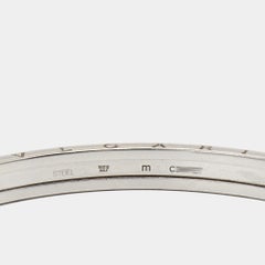 Bvlgari B.Zero1 Stainless Steel 18k Rose Gold Open Cuff Bracelet