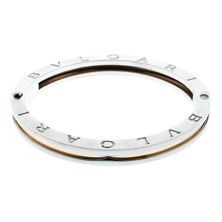 bvlgari steel bracelet