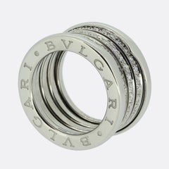 Bvlgari B.Zero1 Three Band Diamond Ring Size I (48)