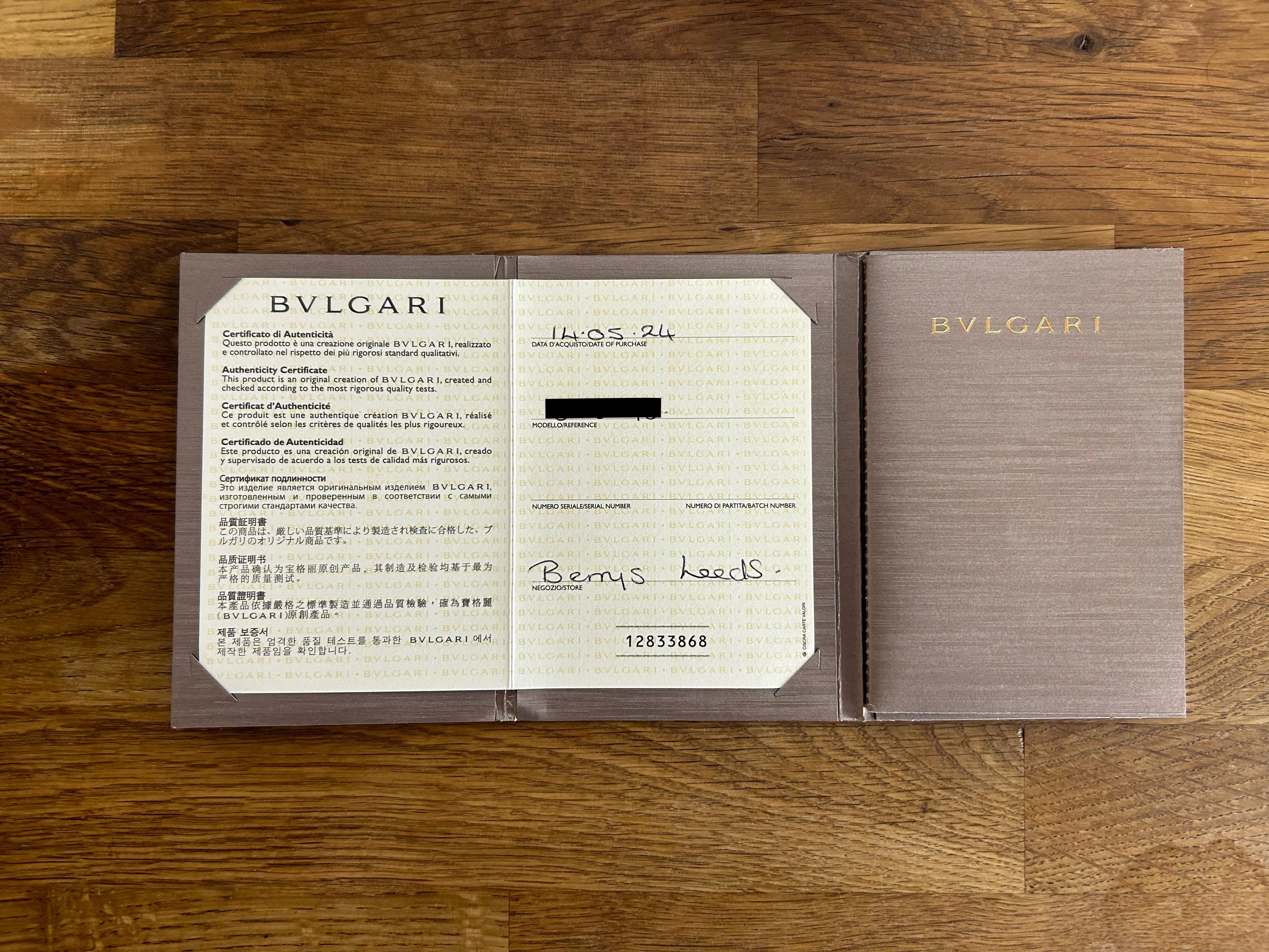 Women's or Men's Bvlgari B.Zero1 Three Band Diamond Ring Size I (48) For Sale