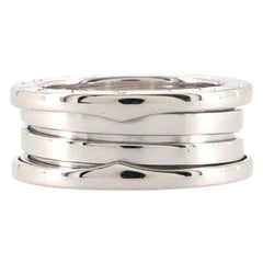 Bvlgari B.Zero1 Three Band Ring 18K White Gold