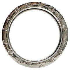 Bvlgari B.Zero1 18k Weißgold Drei-Ring-Hochzeitsring, Originalverpackung