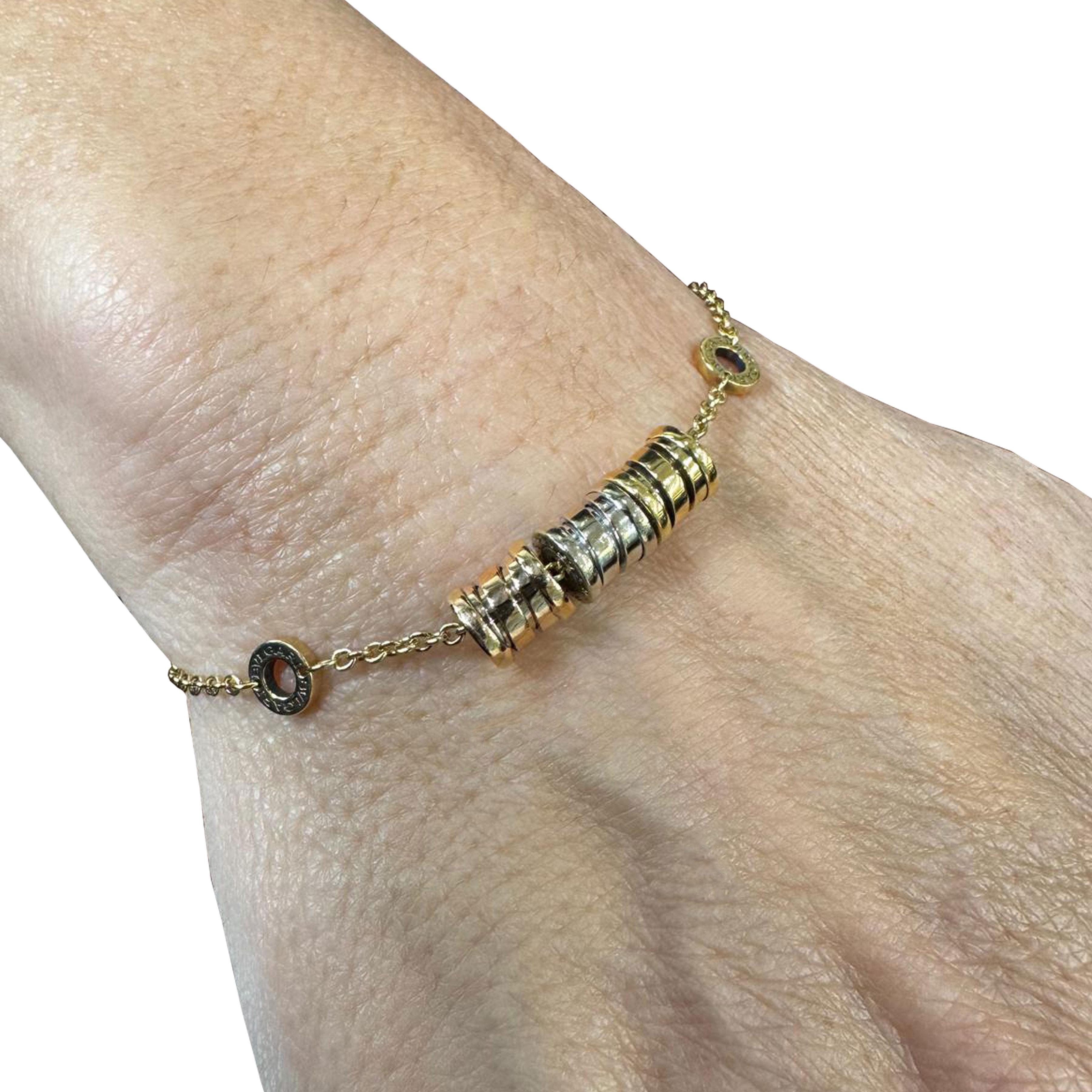 Modern Bvlgari B.Zero1 Tri color Bracelet For Sale