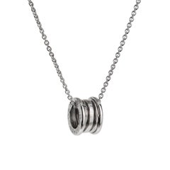 Bvlgari Bzero1 Vintage 18k White Gold Pendant Necklace