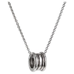 Bvlgari Bzero1 Vintage 18k White Gold Pendant Necklace