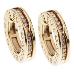 Bvlgari Bzero1 Vintage Gelbgold Clip-Ohrringe