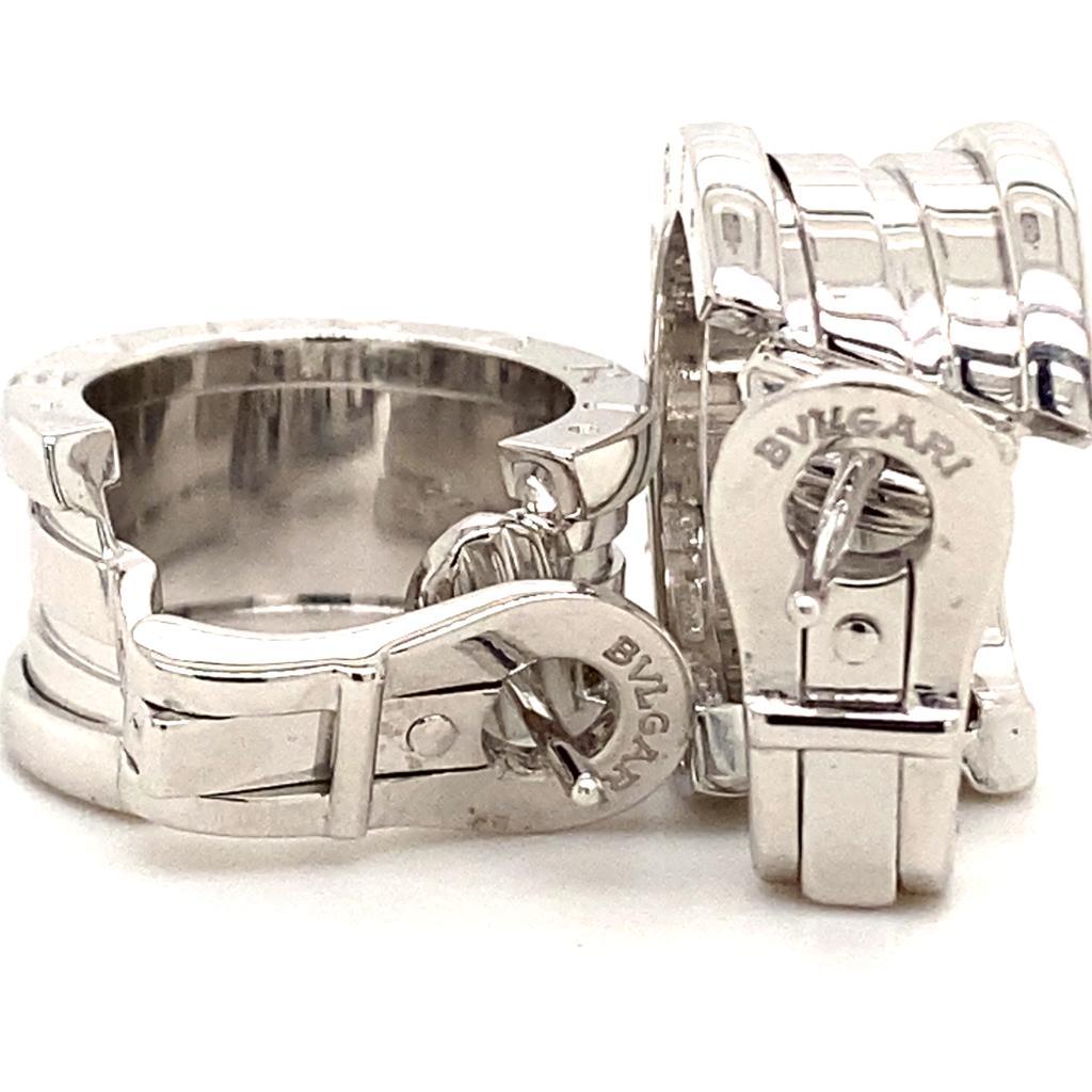 18 Karat Weißgold Creolen von Bvlgari B.zero1 Damen