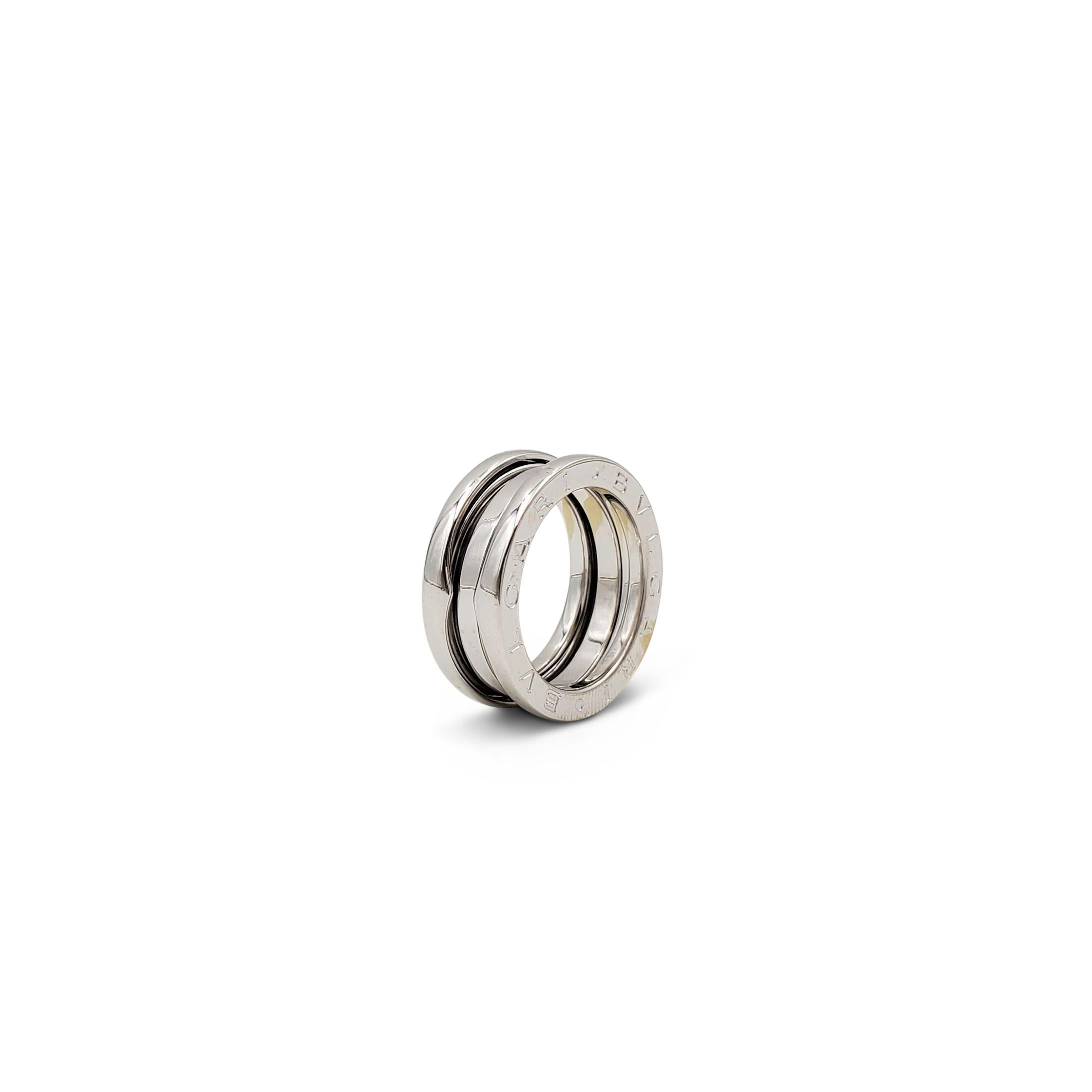 Bvlgari B.Zero1 White Gold Ring In Excellent Condition In New York, NY