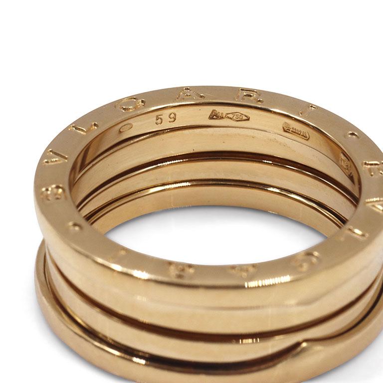 Bvlgari B.Zero1 Yellow Gold Band In Excellent Condition In New York, NY