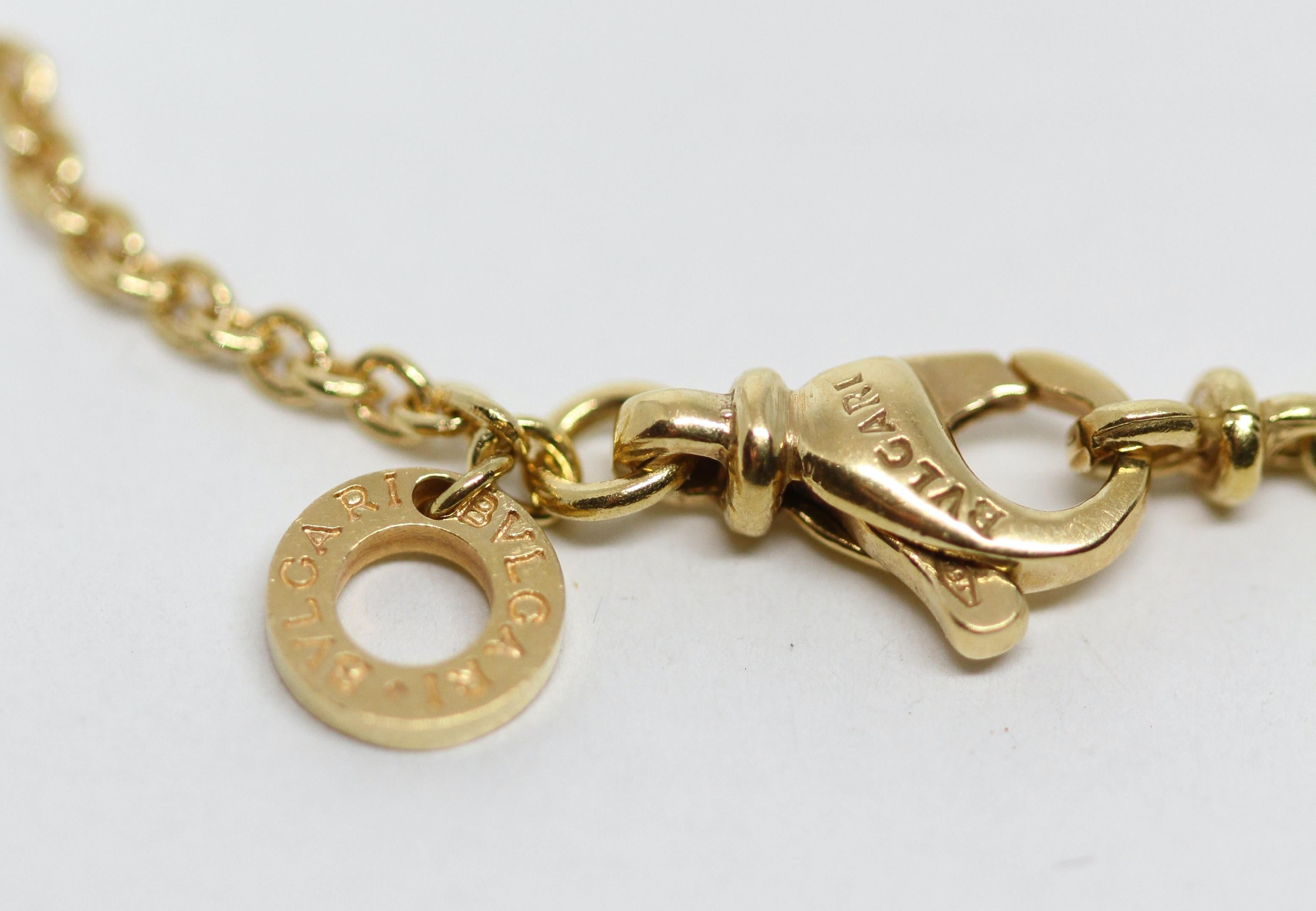 Bvlgari B.Zero1 Yellow Gold Necklace For Sale 3