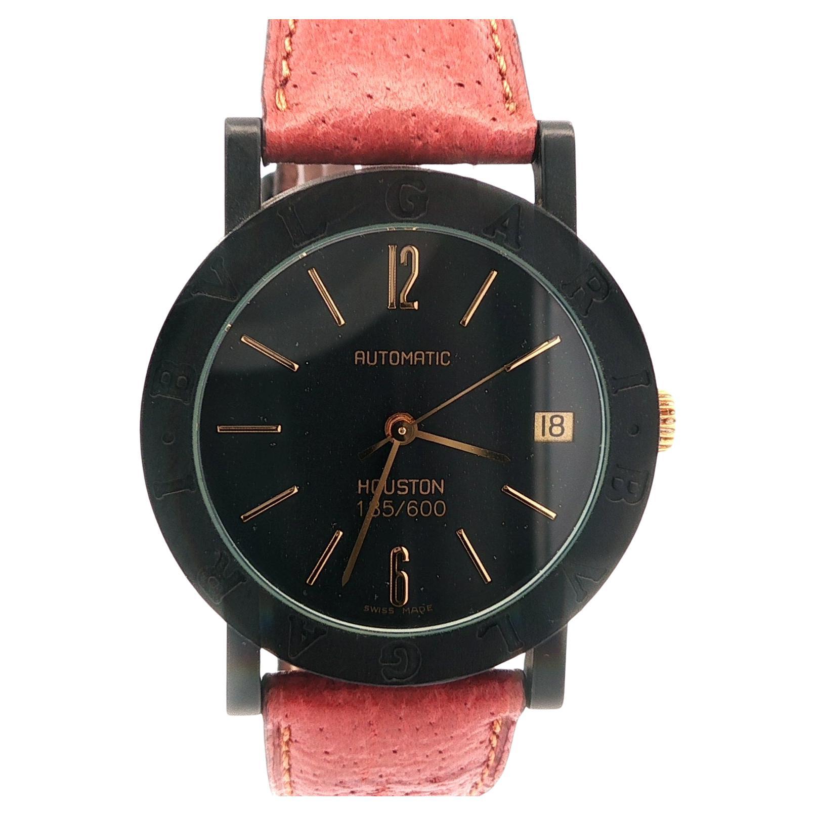 Bvlgari Carbon Gold Limited Edition Houston 33mm Automatic Swiss Wrist Watch