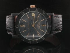 Bvlgari Carbon Gold Limited Edition Paris 33mm Automatic Swiss Wrist Watch