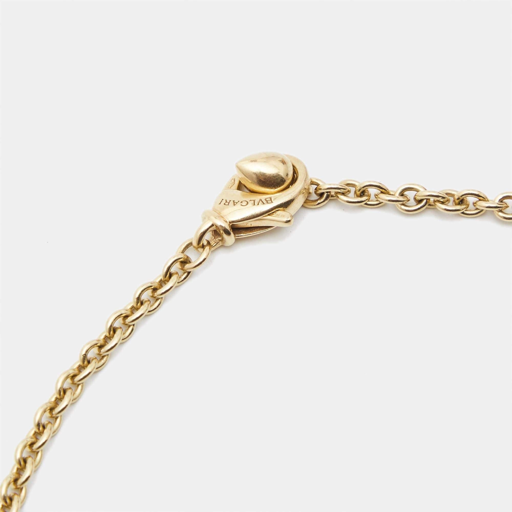 Aesthetic Movement Bvlgari Catene 18k Yellow Gold Chain Necklace