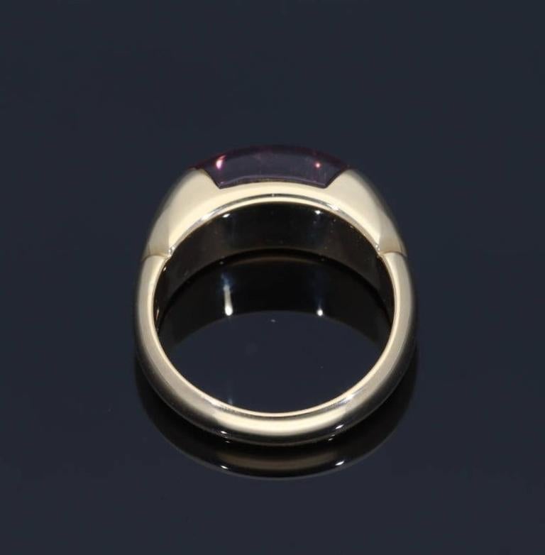 BVLGARI Celtaura Ring aus 18 Karat Gelbgold mit rosa Turmalin und Turmalin, US 6 im Angebot 6
