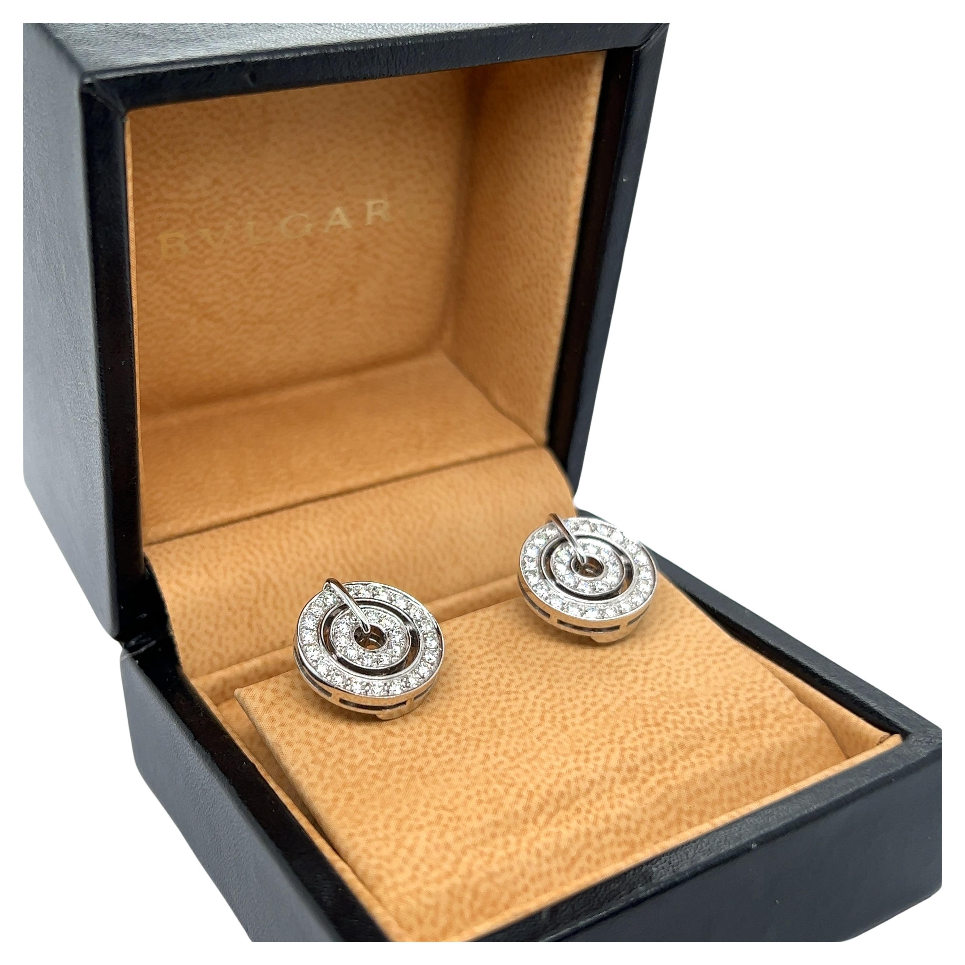 The Bvlgari diamond earrings from the 