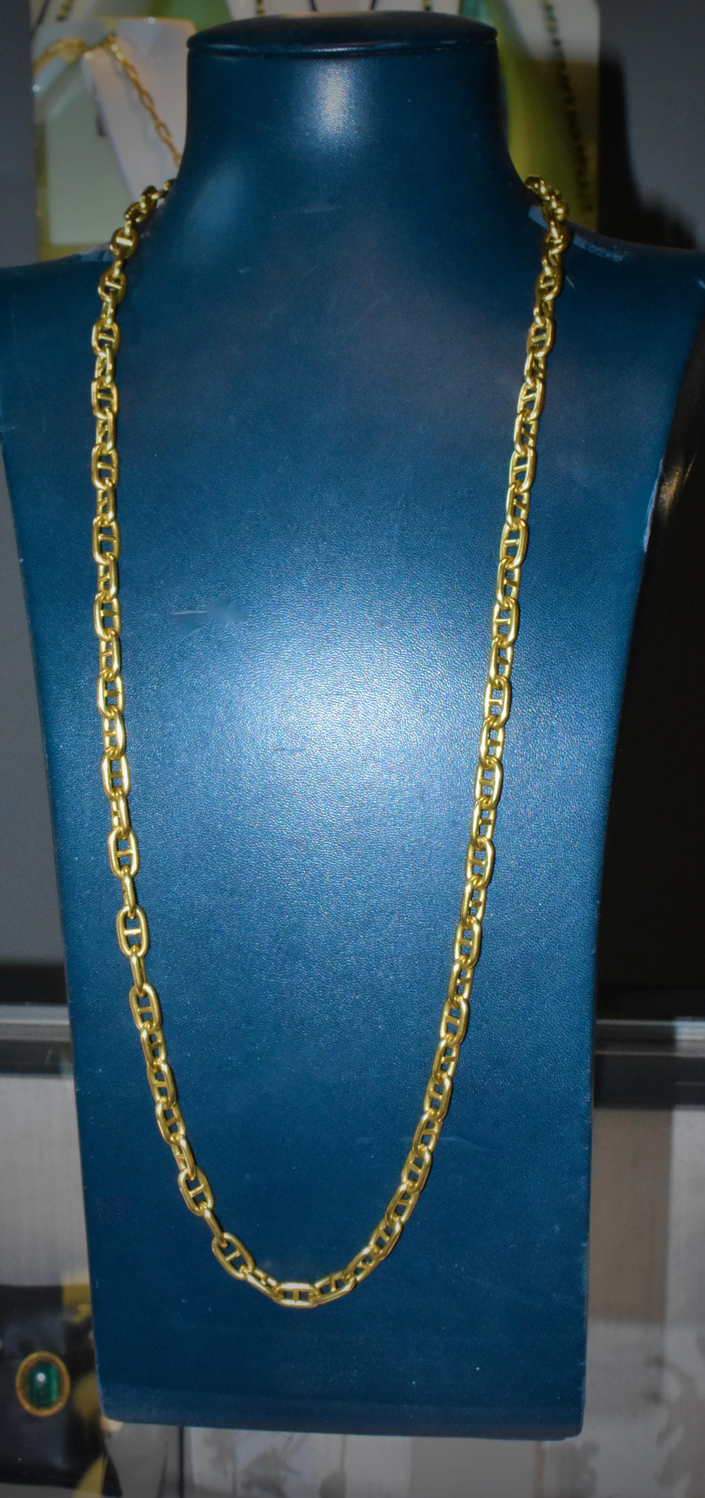 Bvlgari Chain of Solid 18K Gold In Excellent Condition In Aspen, CO