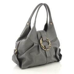 Bvlgari Chandra Hobo Leather Large